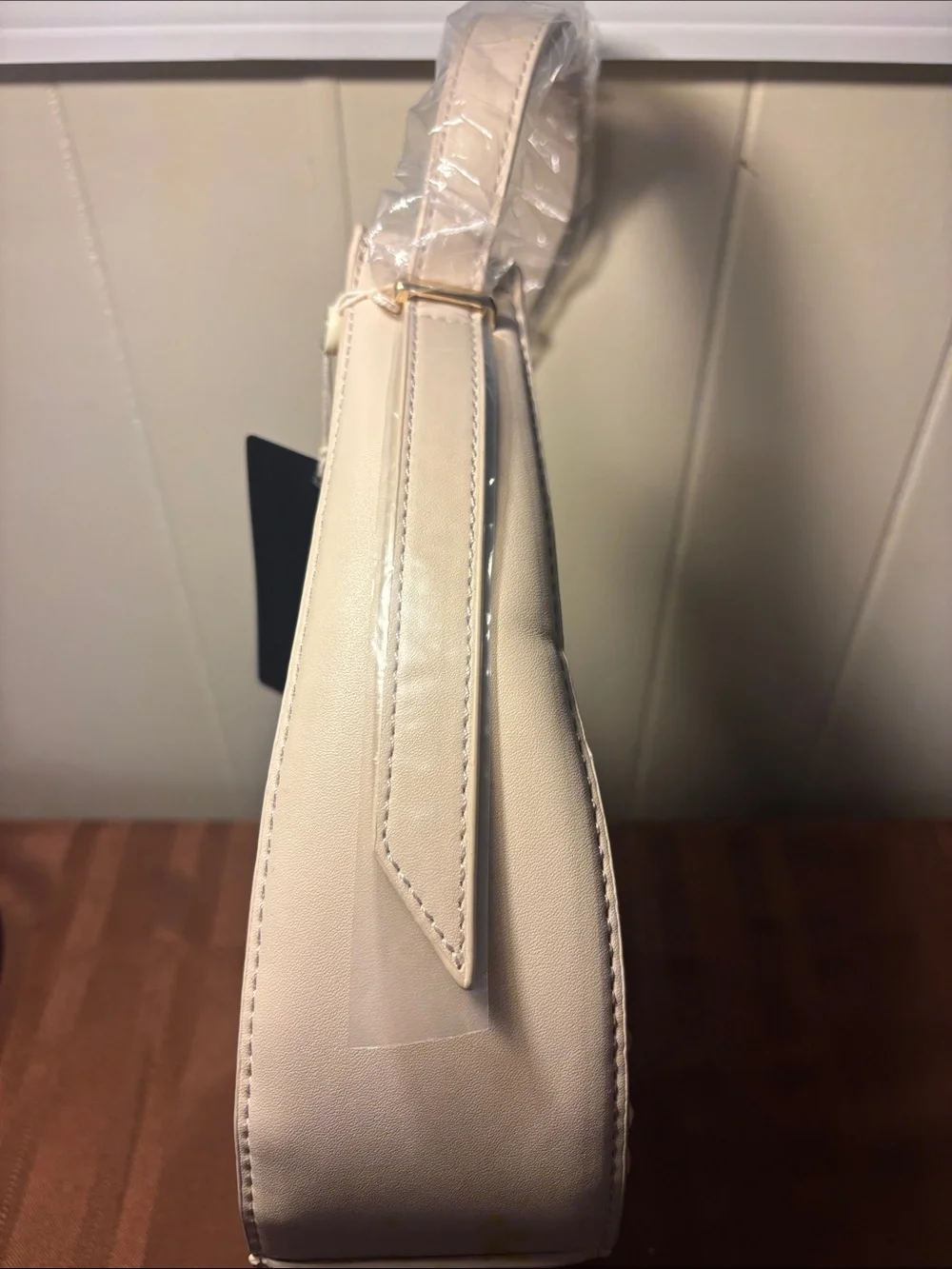 NWT Valentino Orlandi Studded Crescent Hobo Bag with Detachable Wallet